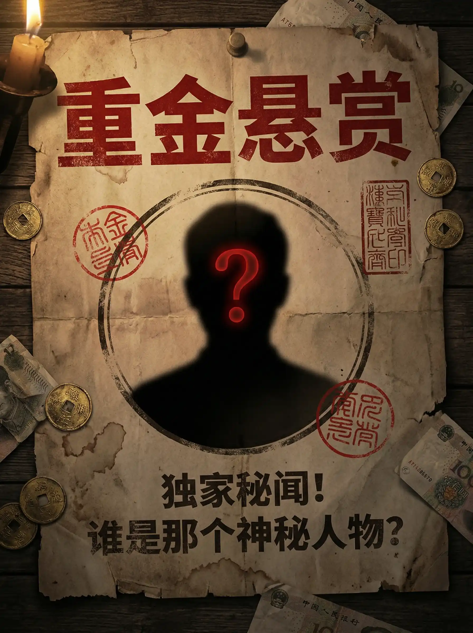 撸撸杜 - 重金悬赏线索征集令